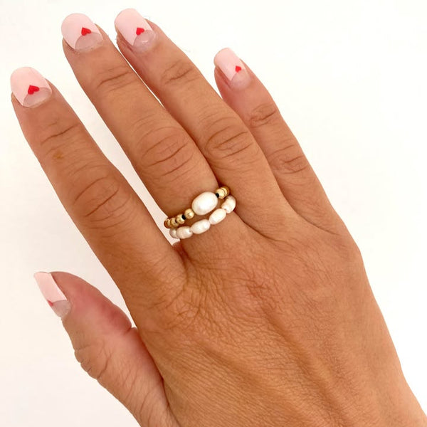 Load image into Gallery viewer, Full Pearl Ring