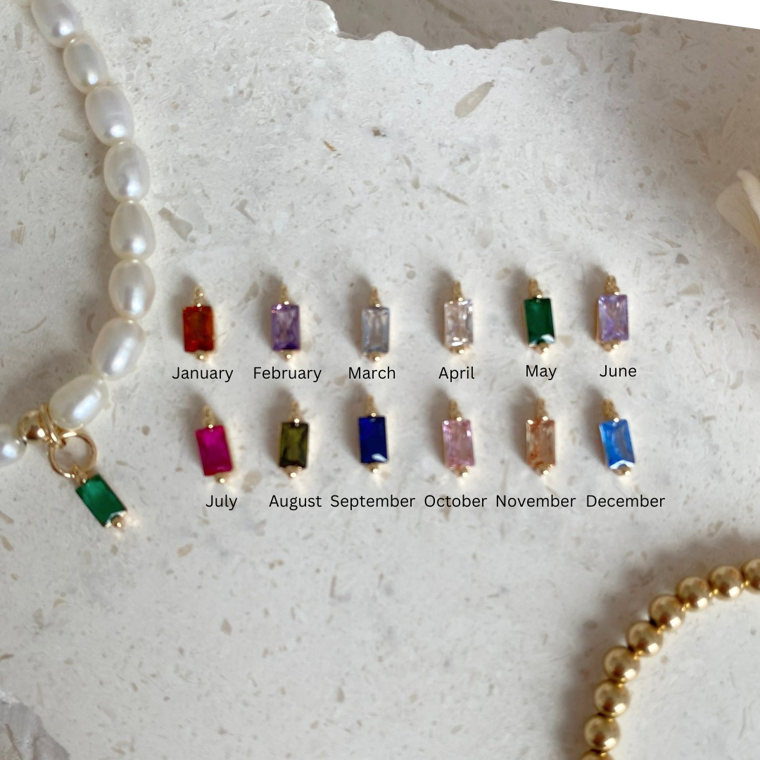 Birthstone Charm Bracelet