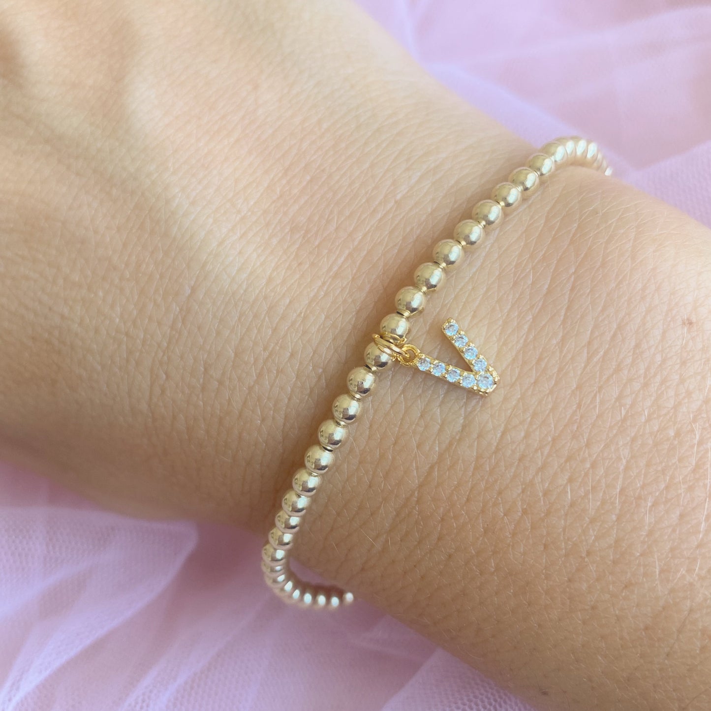 Initial Charm Bracelet