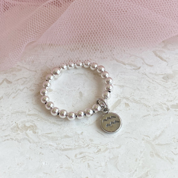 Load image into Gallery viewer, Zodiac Charm Ring
