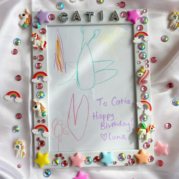 Load image into Gallery viewer, Unicorn &amp; Rainbows Frame

