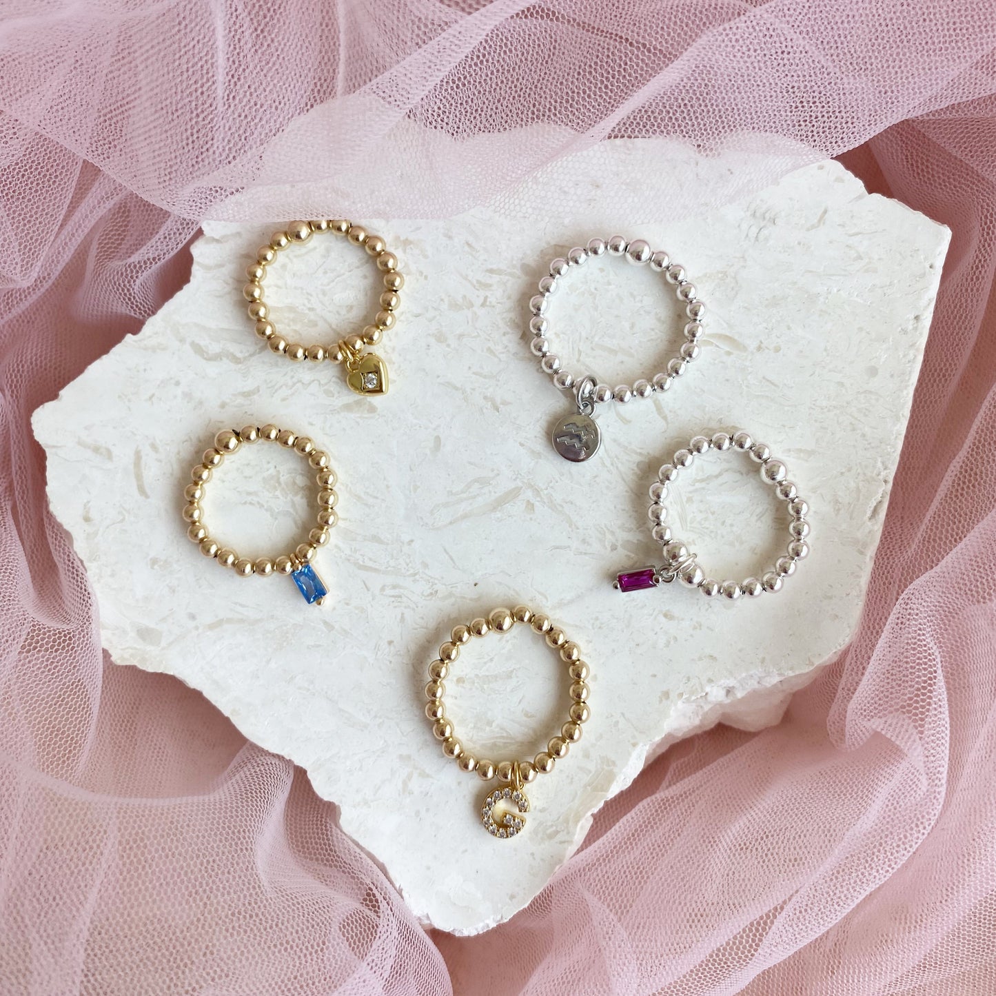 Initial Charm Ring