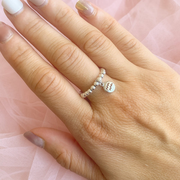 Load image into Gallery viewer, Zodiac Charm Ring
