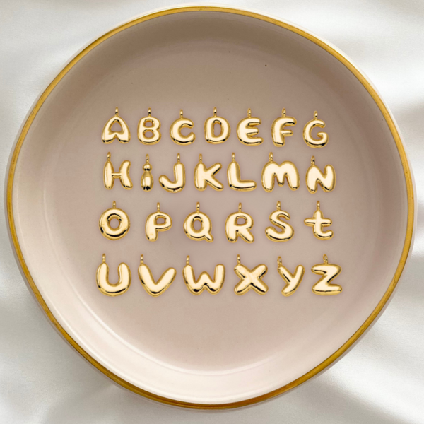 Load image into Gallery viewer, Cloud Initial Charm
